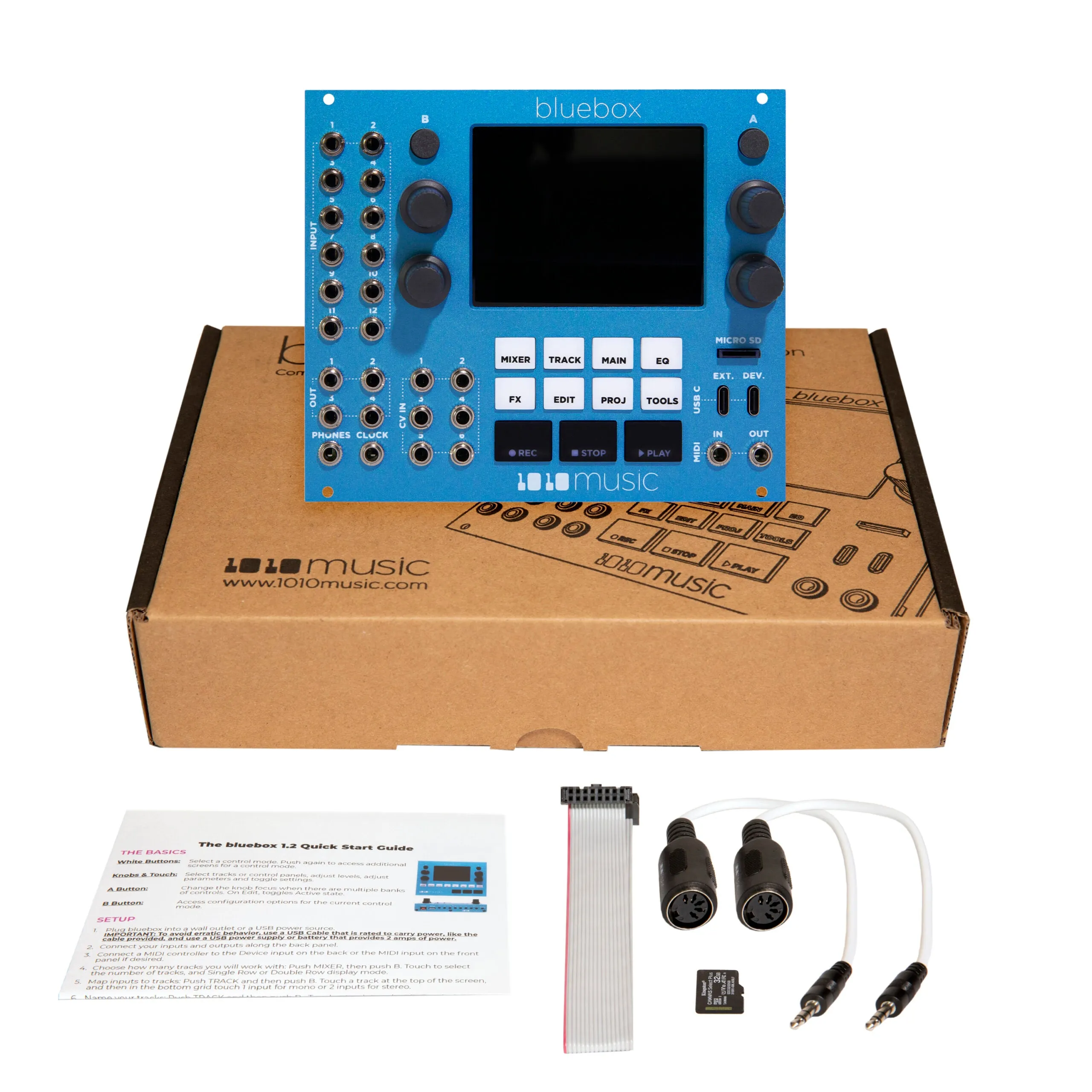 1010music Bluebox Eurorack Edition - Compact Digital Mixer