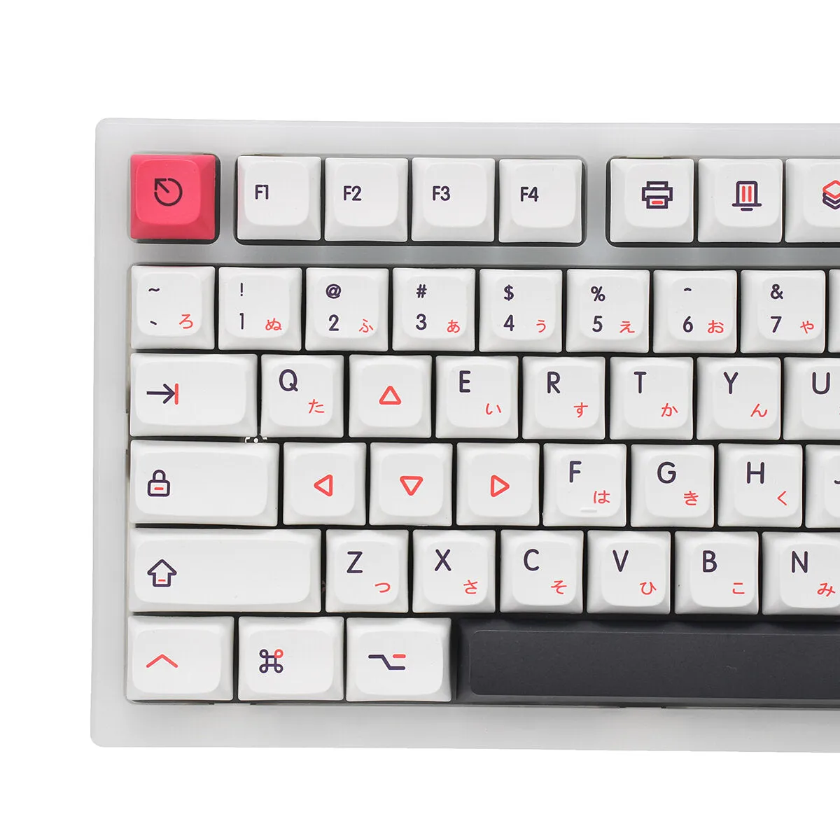 126 Keys KON MOMO PBT Keycap Set XDA Profile Sublimation Japanese Custom Keycaps for Mechanical Keyboards