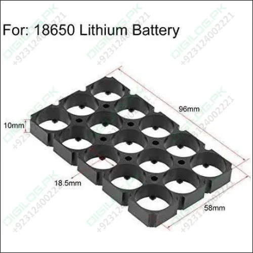18650 Battery Holder 3x5 Cell 18650 Batteries Spacer Holders Radiating Plastic Holder Bracket For Diy Battery Pack