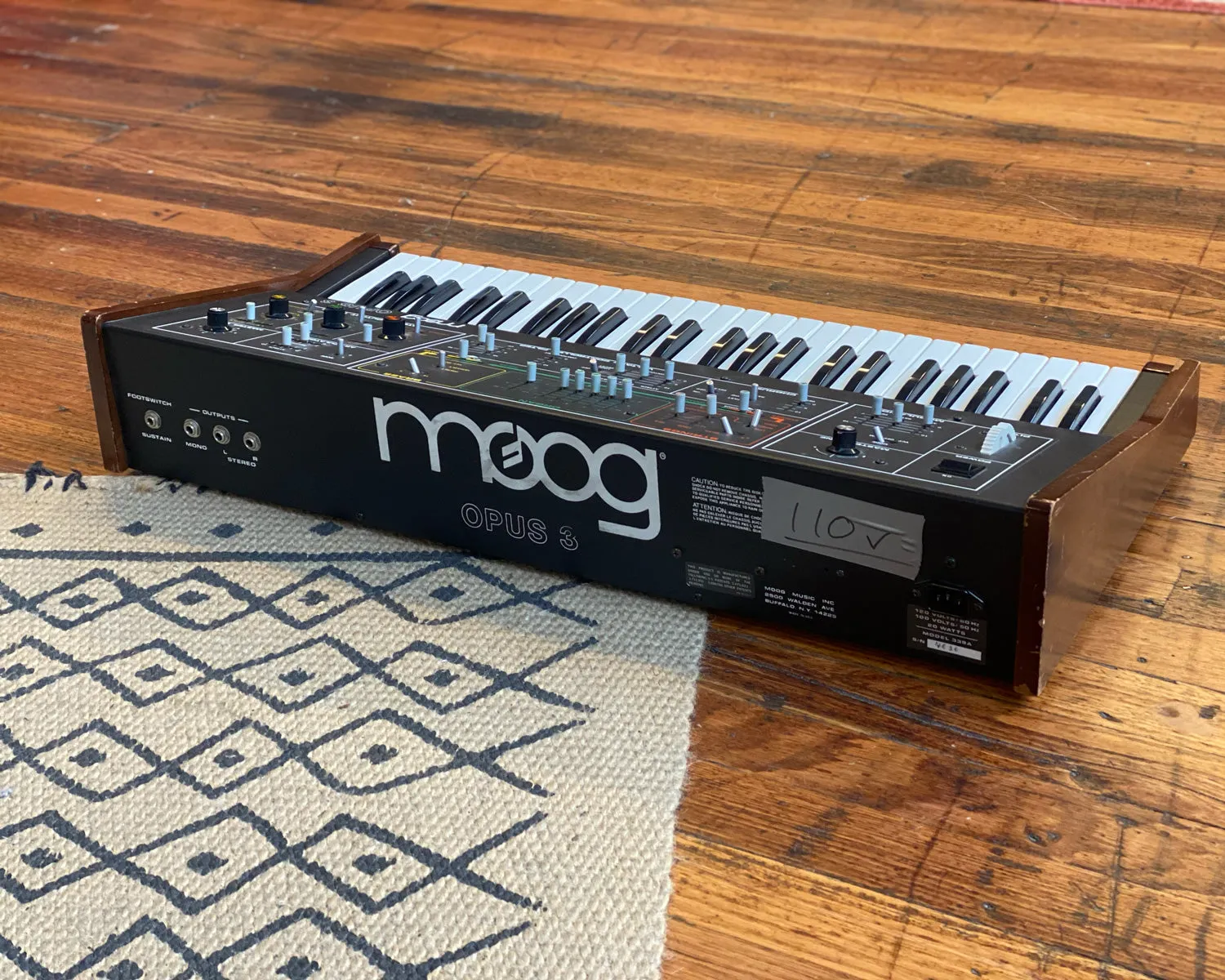 1980 Moog Opus 3 Analogue Polyphonic Synthesiser