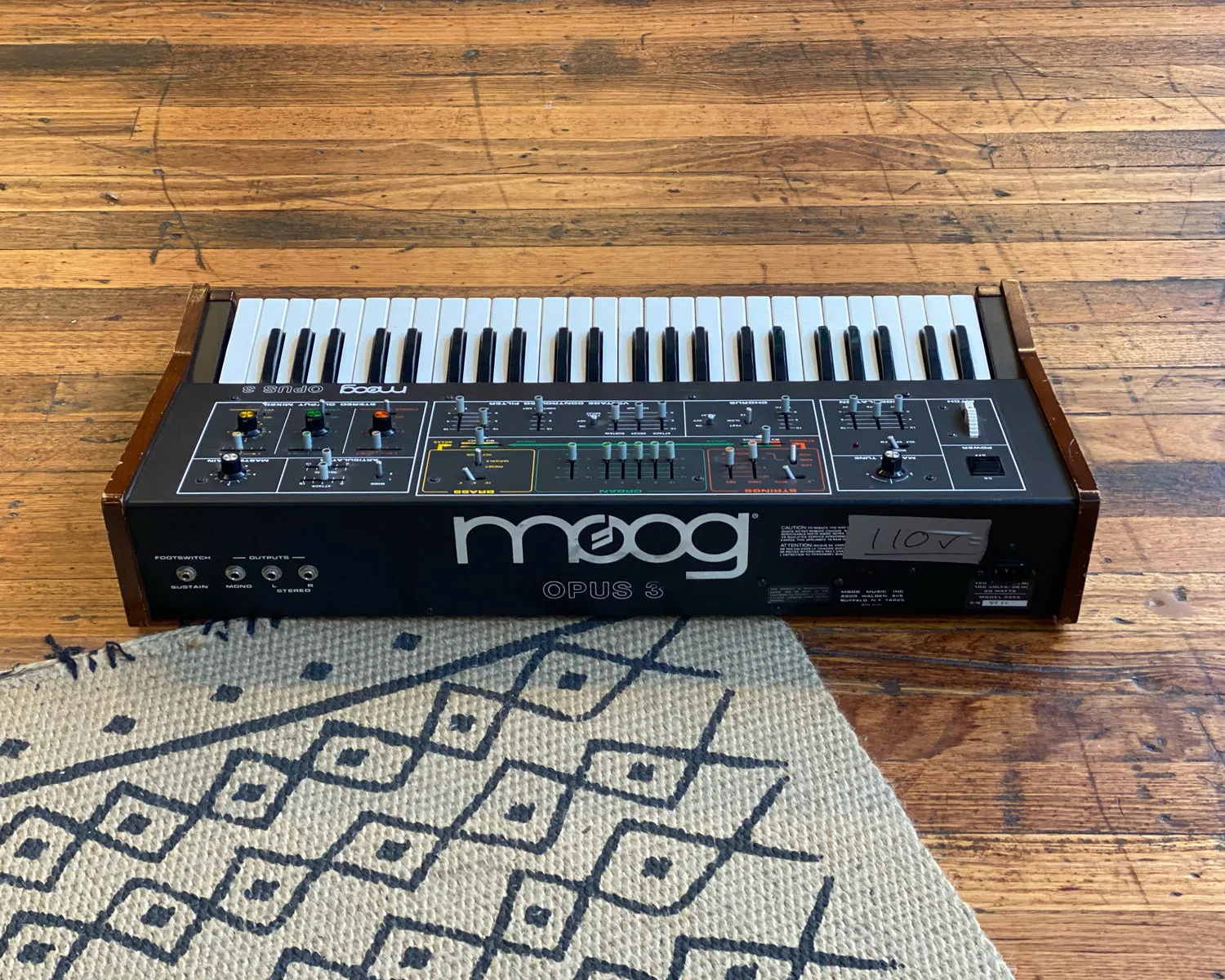 1980 Moog Opus 3 Analogue Polyphonic Synthesiser