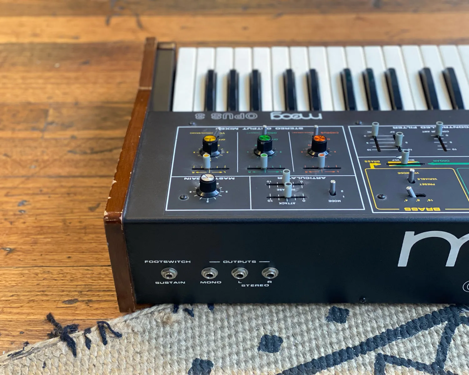 1980 Moog Opus 3 Analogue Polyphonic Synthesiser