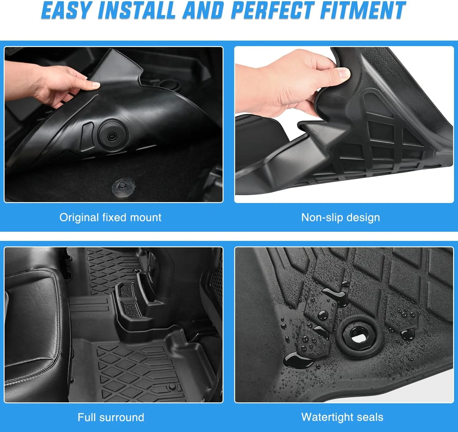 2016-2022 Toyota Prius Prime TPE Floor Mats