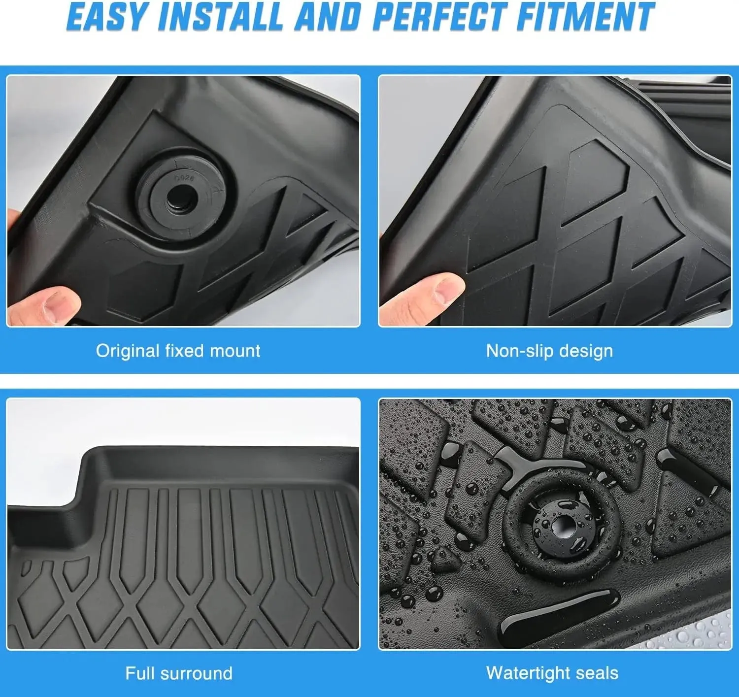 2023-2025 Kia Sportage Non-Hybrid TPE Floor Mats