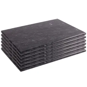 30cm x 20cm Rectangle Marble Placemats - Pack of Six - By Argon Tableware