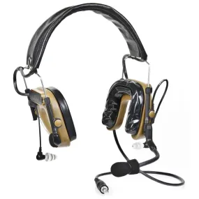 3M(TM) PELTOR(TM) COMTAC(TM) IV Hybrid Communication Headset, Single Comm, Flexi Boom Mic, Coyote Brown, MT16H044FB-47 CY 1 EA/Case