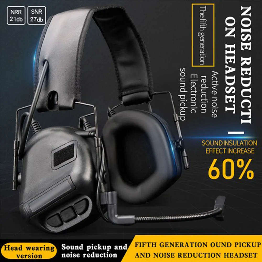 5th Generation Headset(With Sound Pickup & Noise Reduction Function & Head Wearing version)