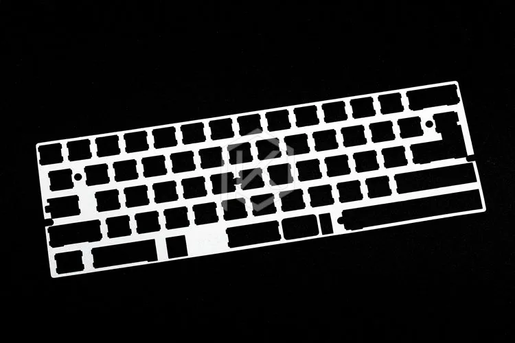 60% Aluminum Mechanical Keyboard Plate support xd60 xd64 gh60 silver color