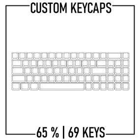 65% Custom Keycaps Set ( ANSI | 69 Keys )