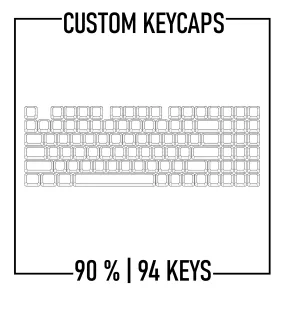 90% Keyboard Custom Keycaps ( ANSI | 94 Keys )