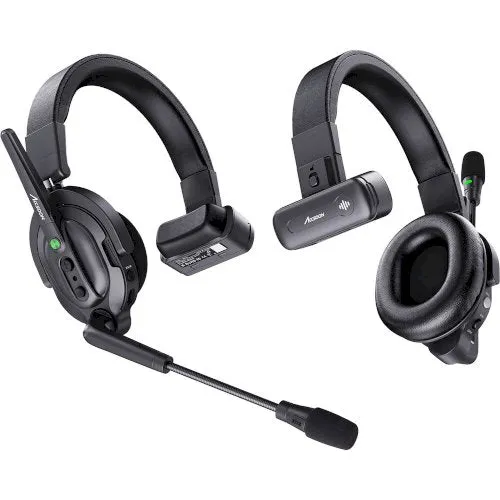 Accsoon COMO 1H8R Wireless Intercom Headset Kit (1 Host, 8 Remotes)