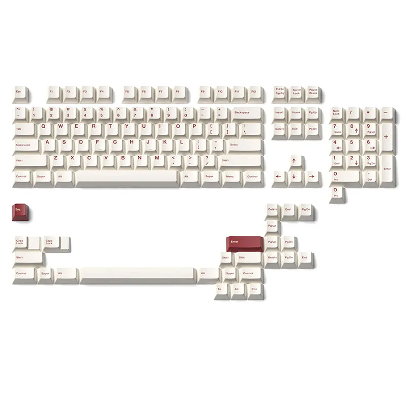 ACGAM Bow Classic PBT Keycap Set Cherry Profile 131 Keys