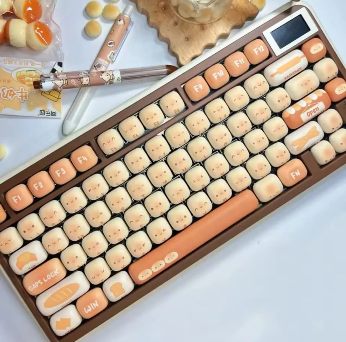 Akko Steam Bun Wonderland Mog Design 138pcs Keycaps