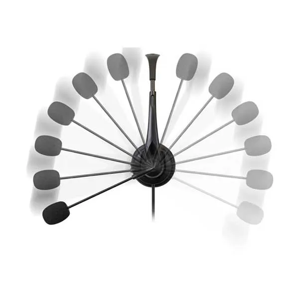 Aluratek AWHU01FJ Wired USB Stereo Headset with Noise Reducing Boom Mic and In-Line Controls
