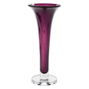 Amethyst Footed Vase