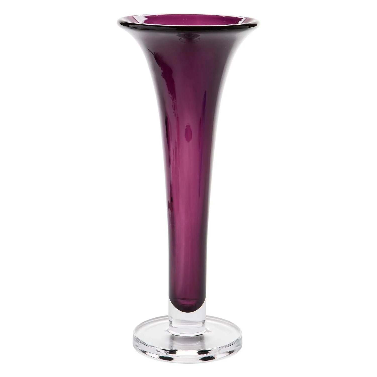 Amethyst Footed Vase