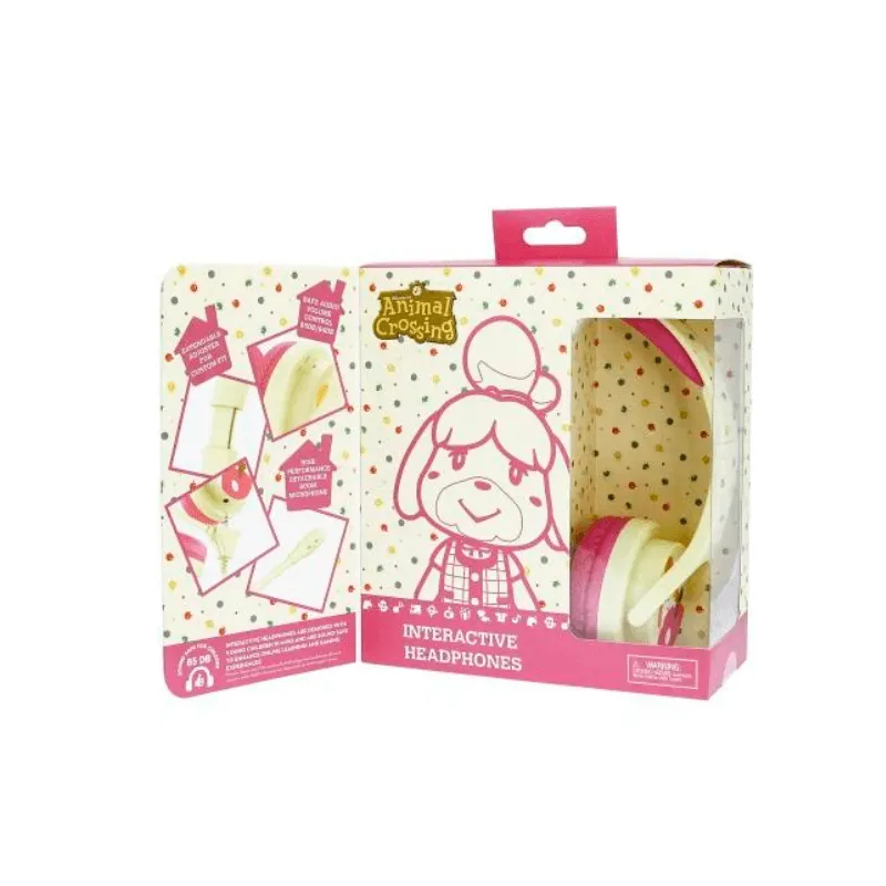 Animal Crossing Interactive Headphones With Detachable Microphone