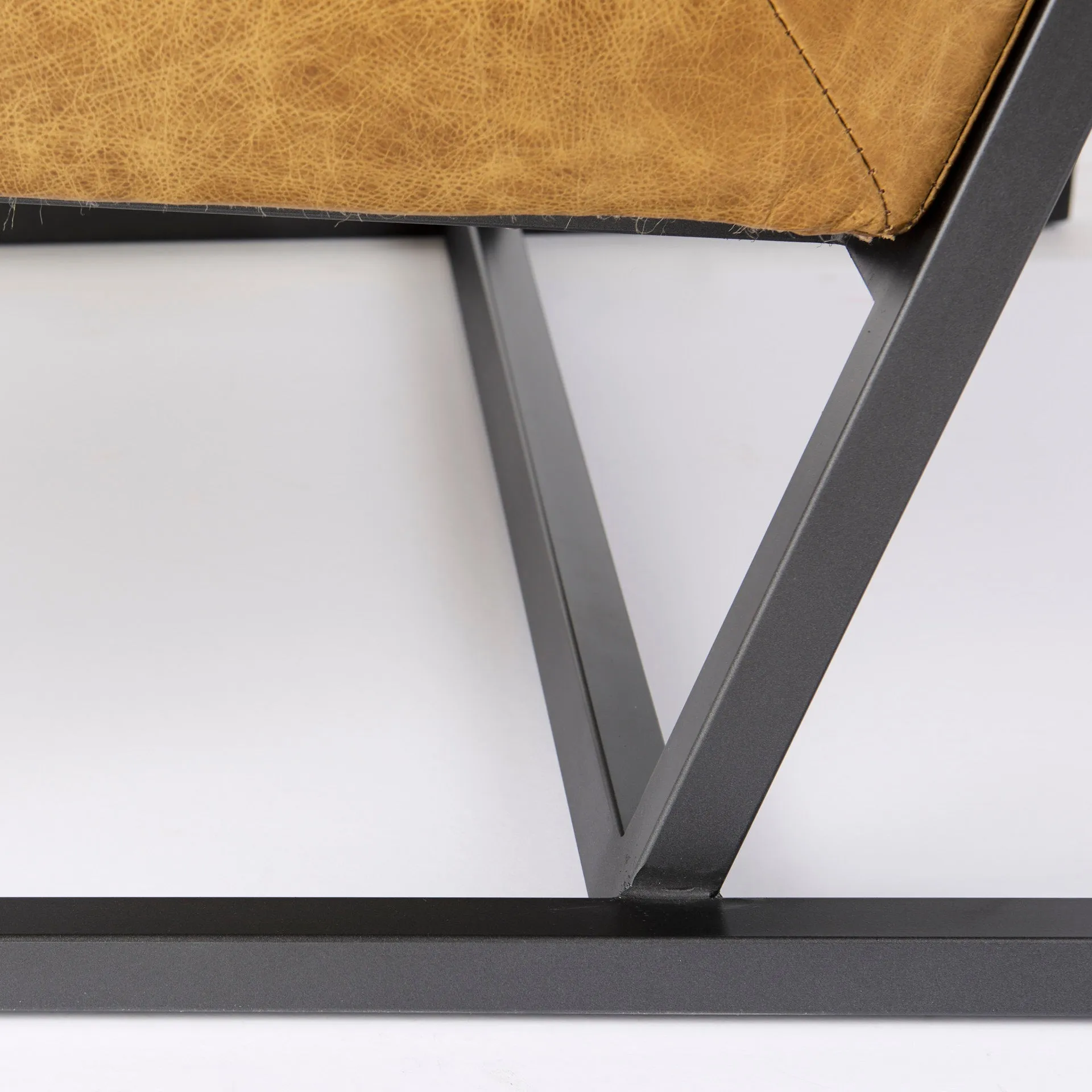 Armelle Accent Chair | Brown Leather