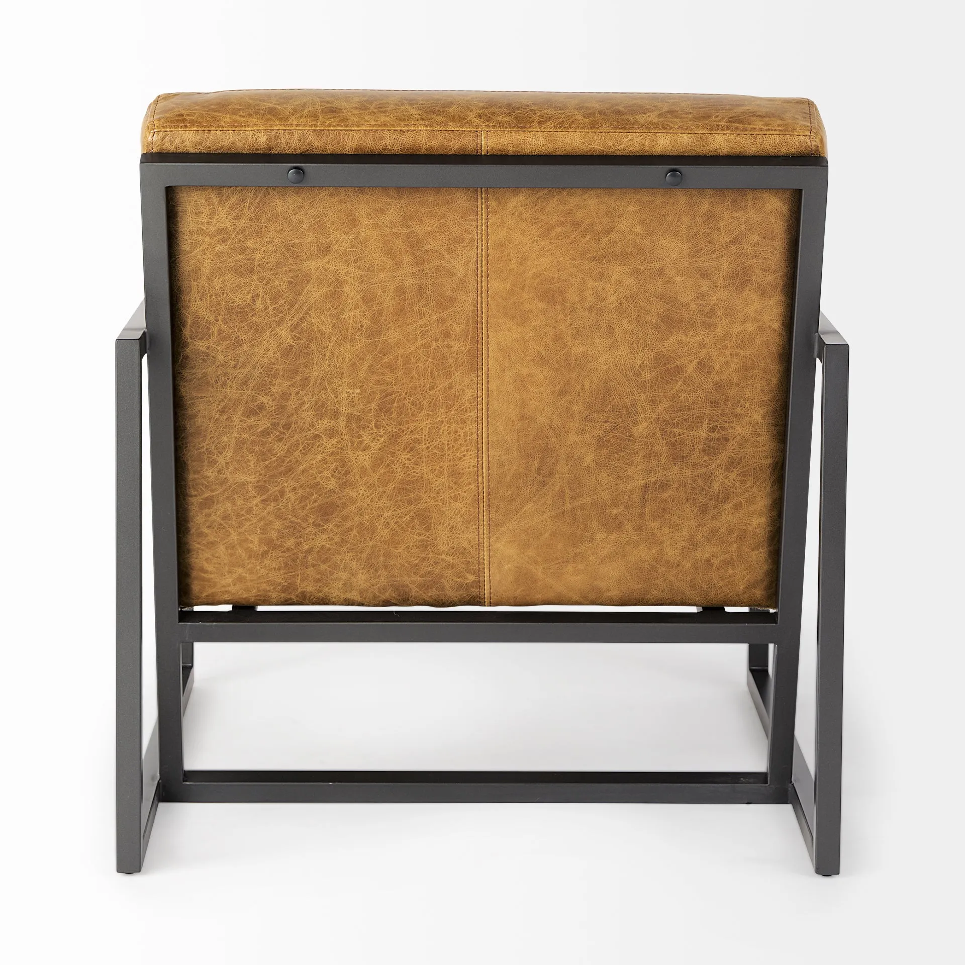Armelle Accent Chair | Brown Leather