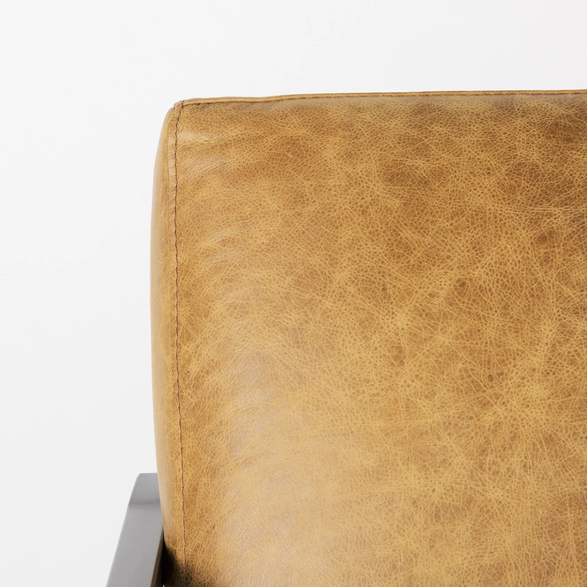 Armelle Accent Chair | Brown Leather