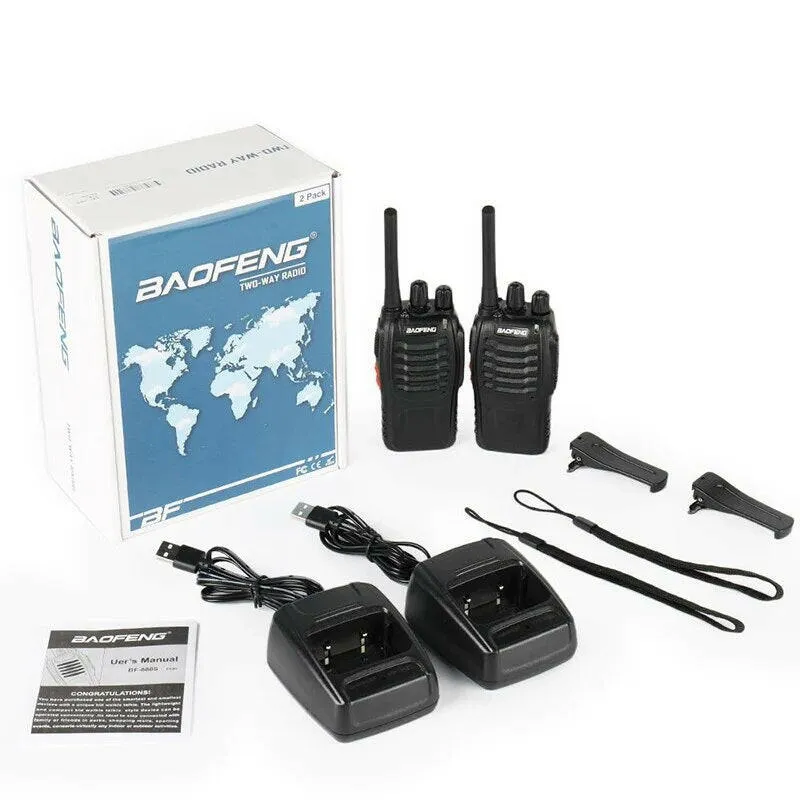 Baofeng BF-88E PMR Handheld Intercom Communicator Long-Distance Conversation 16 Channel Walkie Talkie 446MHz Home Hotel Radio