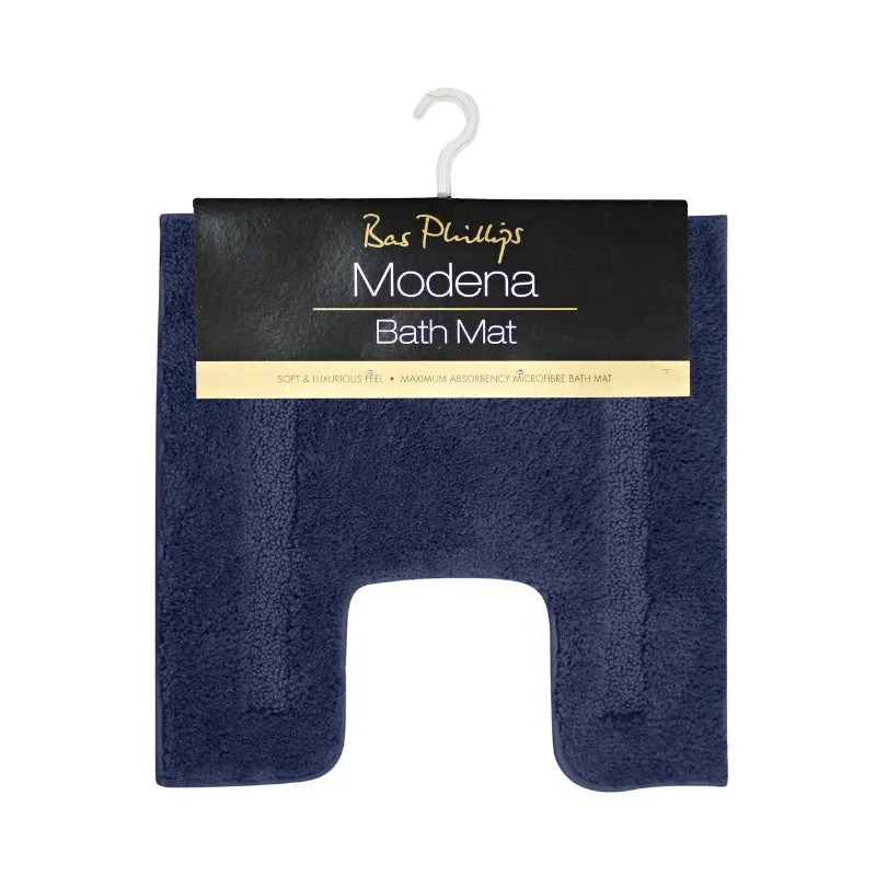 Bas Phillips Modena Microfibre Contour Bath Mat