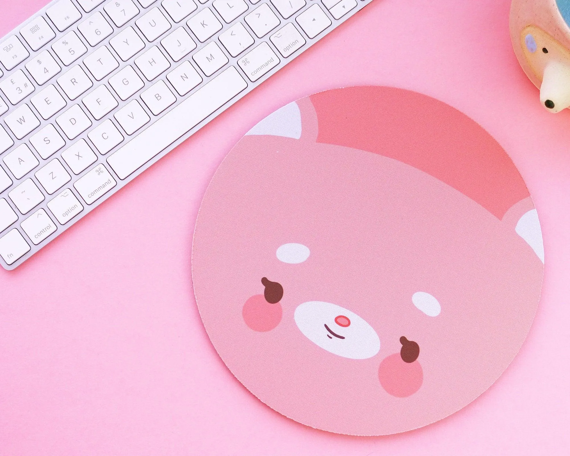 Bear Mouse Pad | Cosy Nature Desk Mat | Cute Forest Aesthetic Workspace Decor
