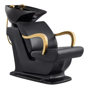 Beckman Gold Salon Shampoo Unit with Adjustable Seat