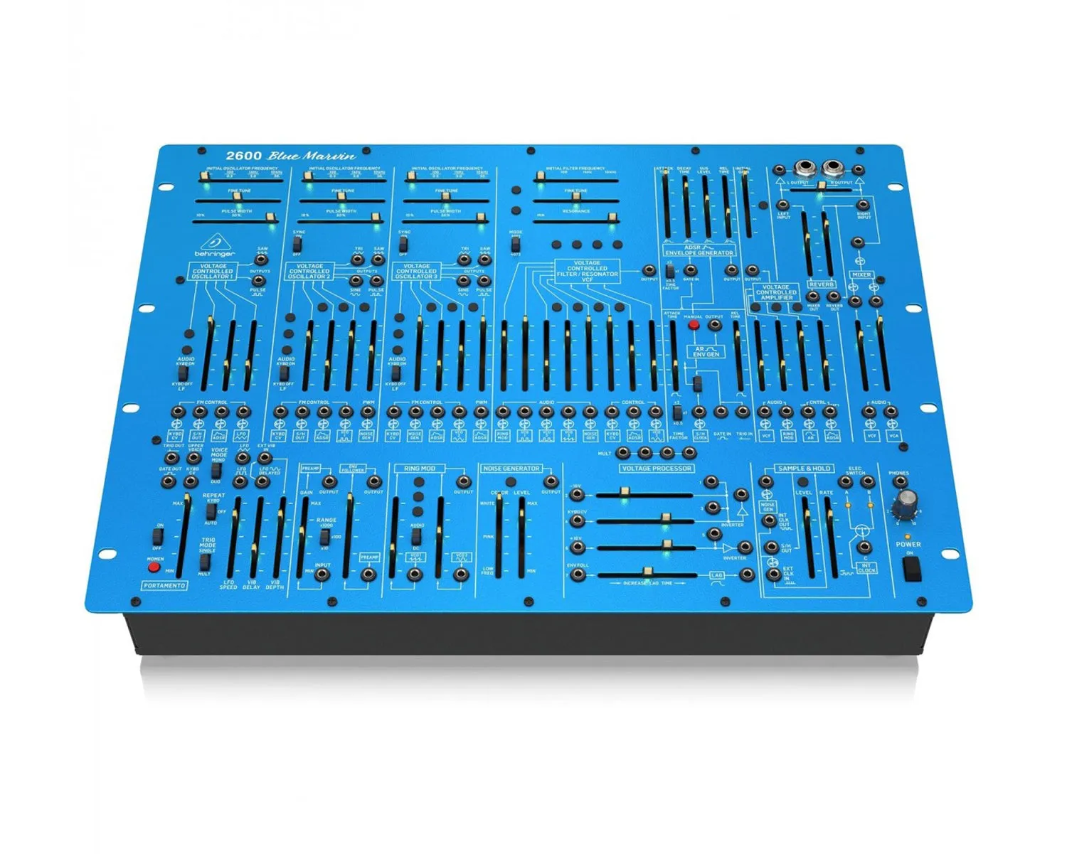 Behringer 2600 Blue Marvin ARP 2600 Analogue Synthesiser Clone