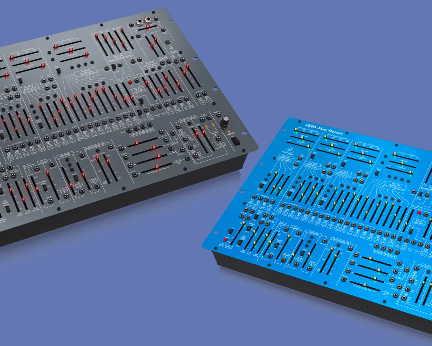 Behringer 2600 Blue Marvin ARP 2600 Analogue Synthesiser Clone