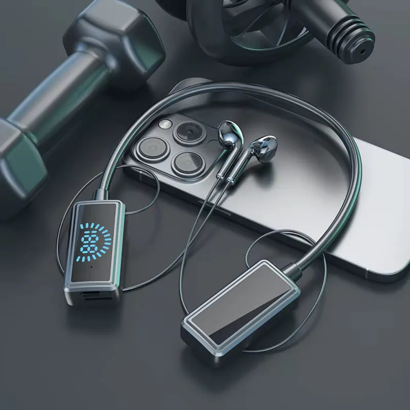Bluetooth Headphones With LED Power Display and Dolby Surround Sound
