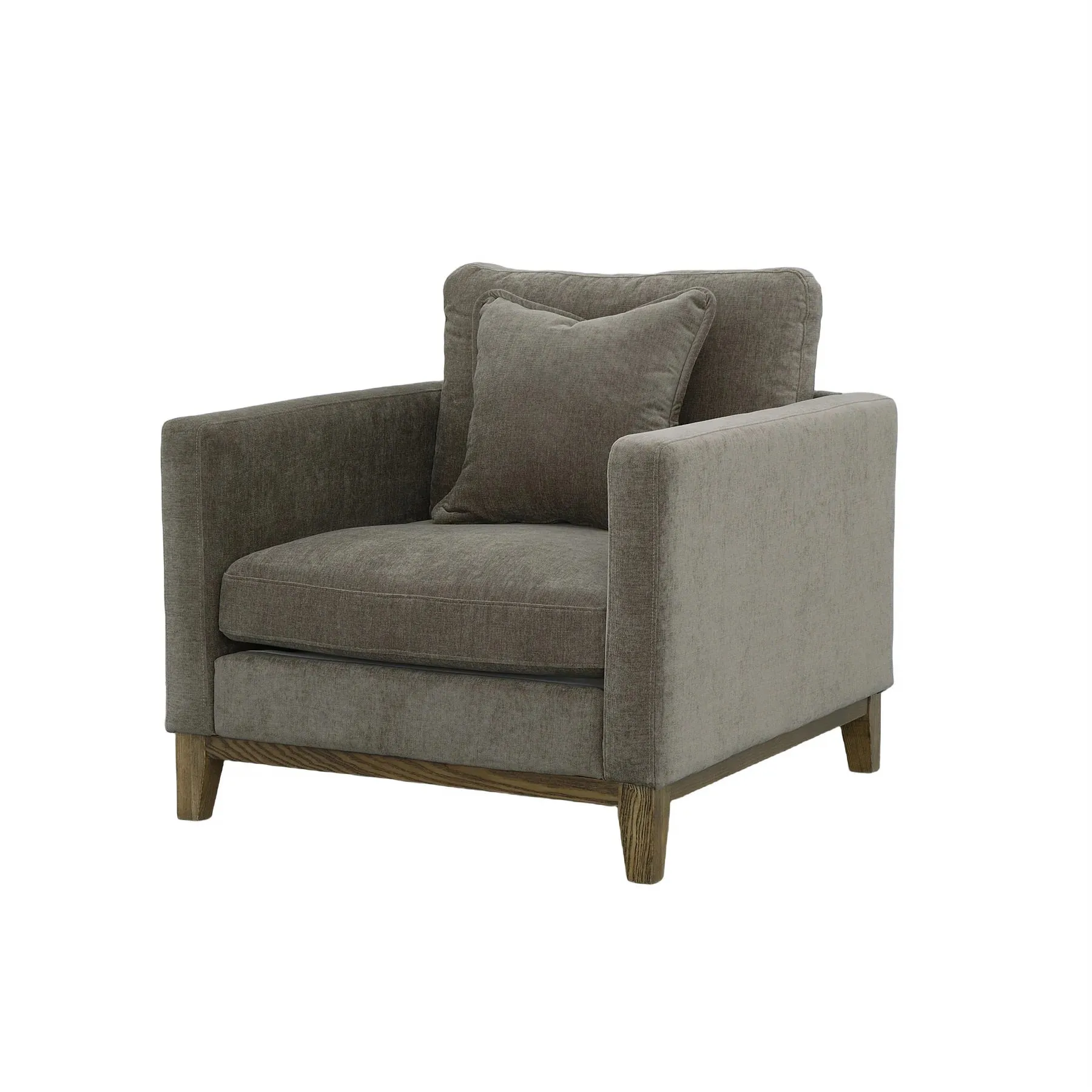 Burbank Club Chair | Pecan Brown
