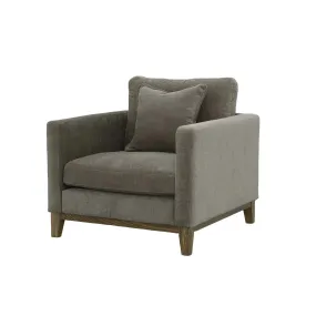 Burbank Club Chair | Pecan Brown