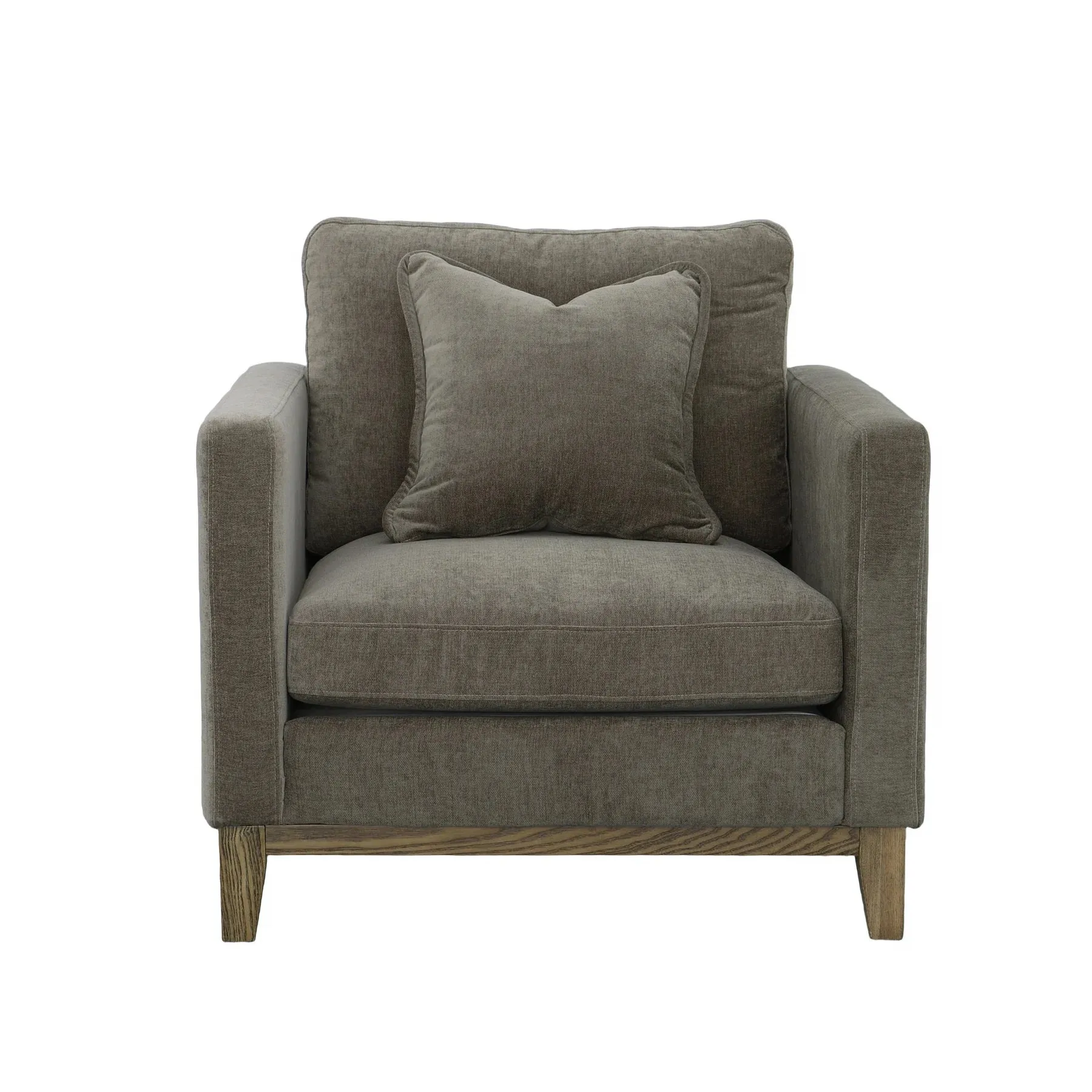 Burbank Club Chair | Pecan Brown
