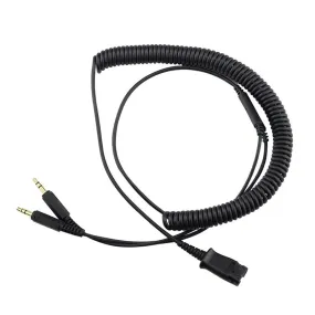 Calltel Quick Disconnect - Dual 3.5Mm Jacks Cable