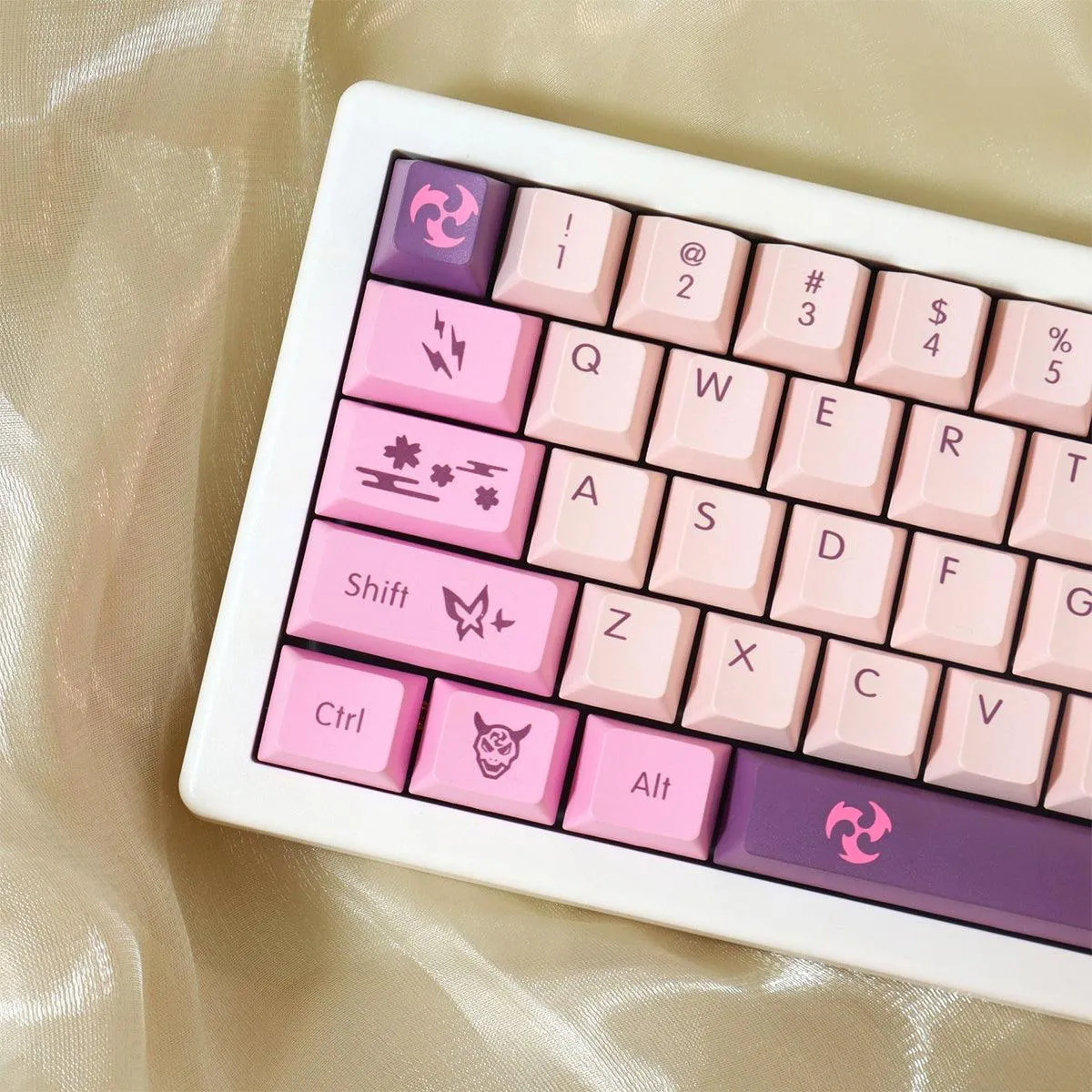 Cherry Profile Dye-Sub PBT Keycap Set - Sacred Sakura