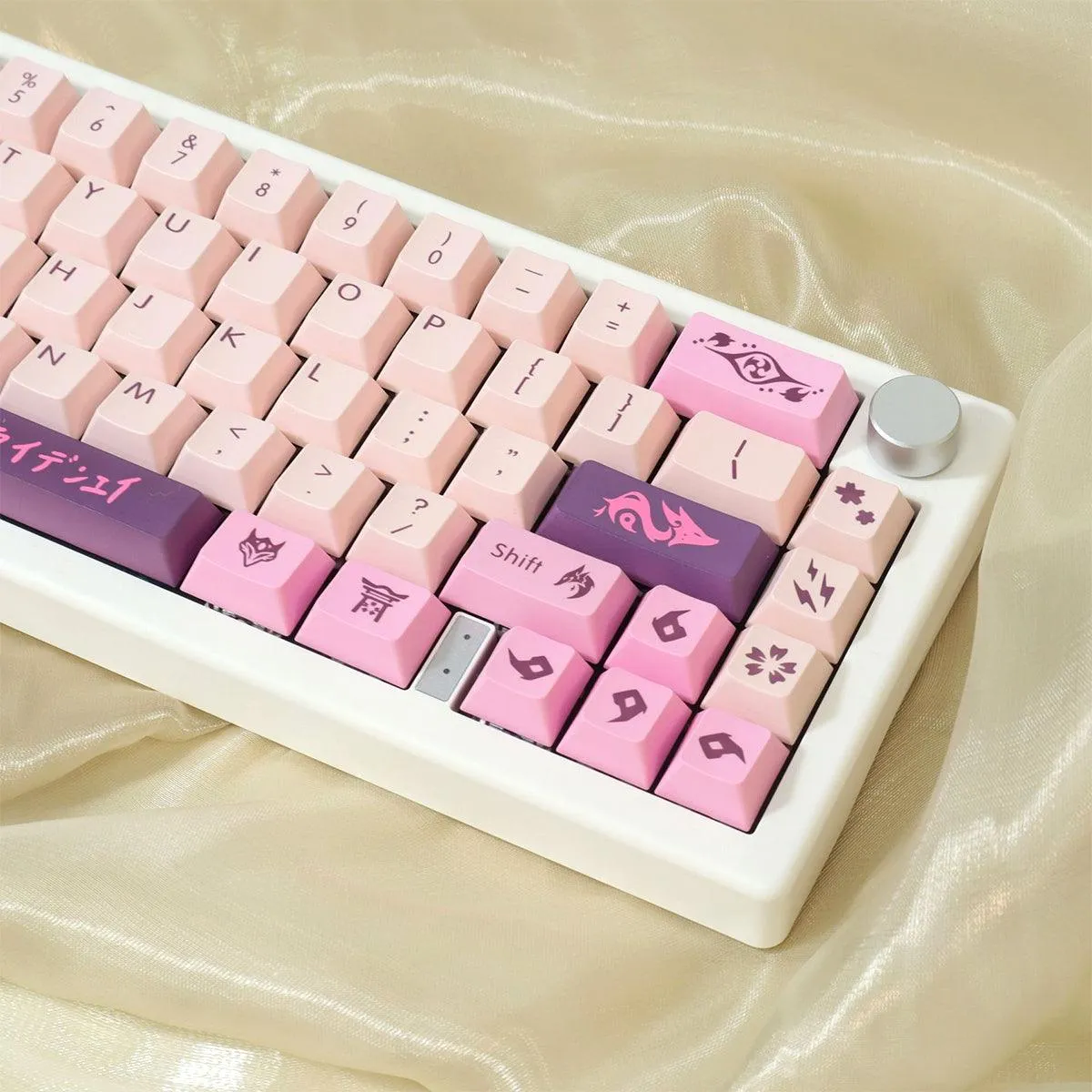 Cherry Profile Dye-Sub PBT Keycap Set - Sacred Sakura