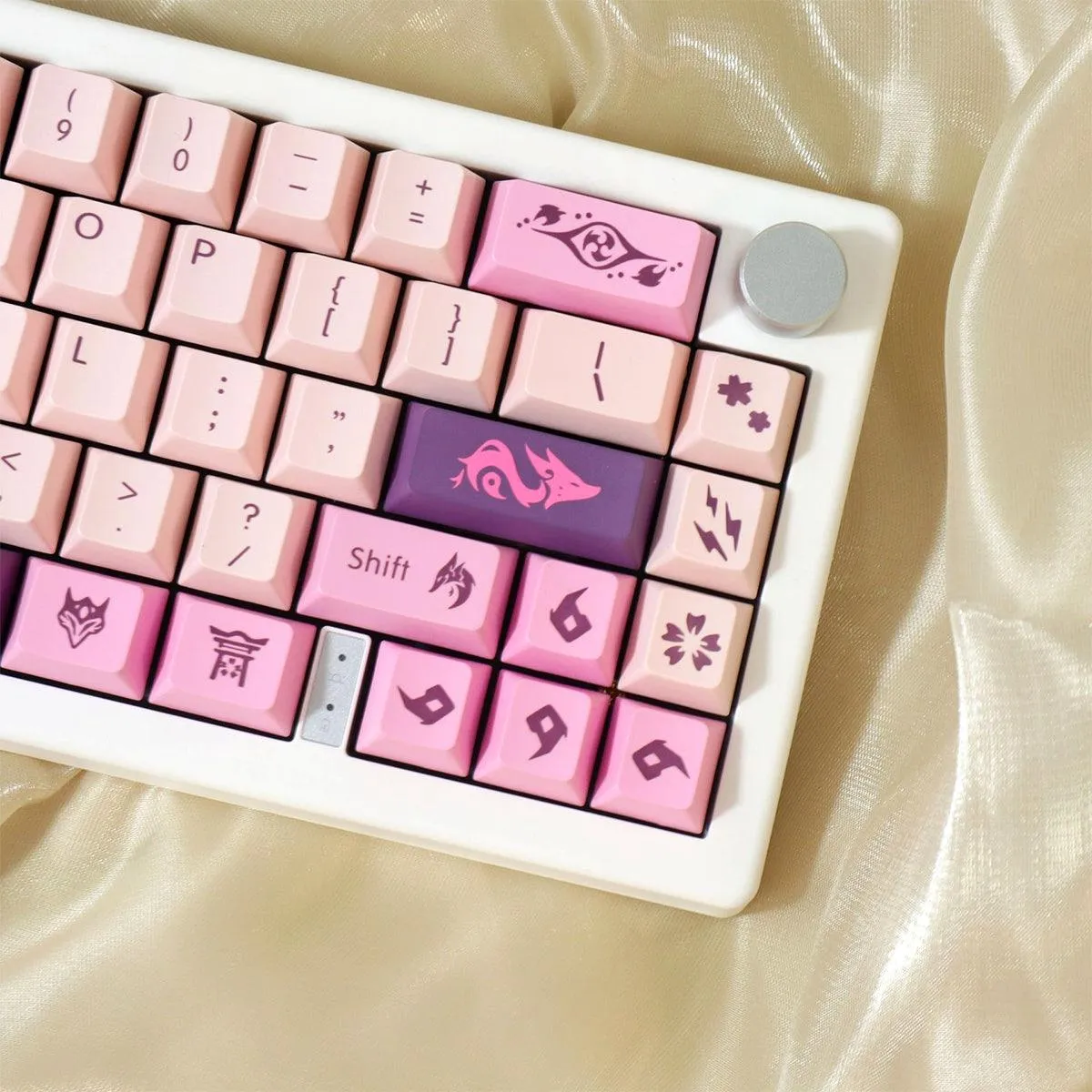 Cherry Profile Dye-Sub PBT Keycap Set - Sacred Sakura