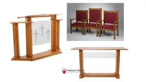 Church Pulpit Set 702 Proclaimer - FREE SHIPPING!