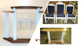 Church Pulpit Set 702W Proclaimer - FREE SHIPPING!