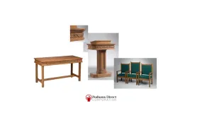Church Pulpit Set NO 5402 - FREE SHIPPING!