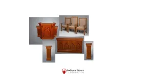 Church Pulpit Set NO 900W - FREE SHIPPING!