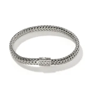 Classic Chain Silver Flat Chain Bracelet - BM904005C