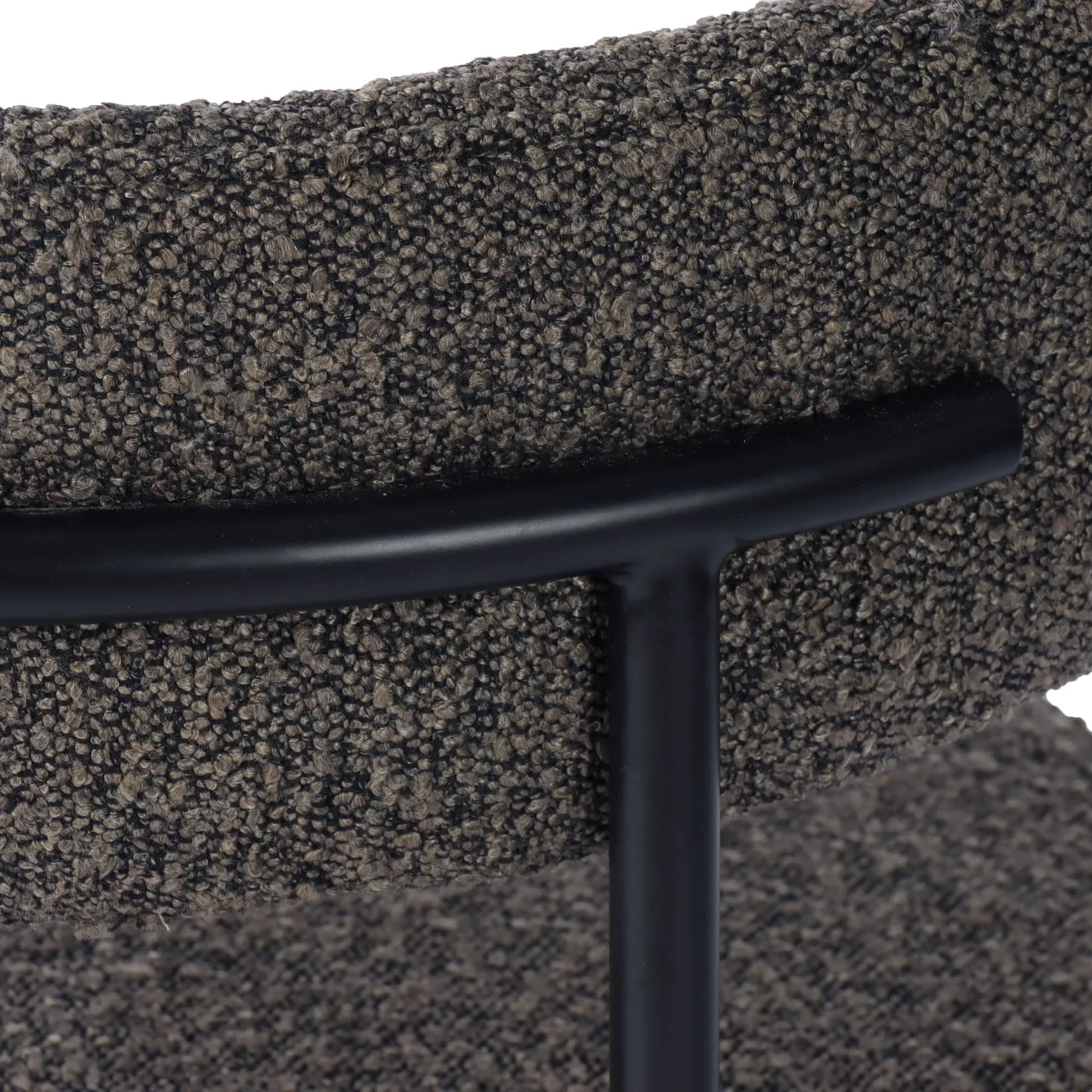 Cleo Dining Chair | Brown Boucle