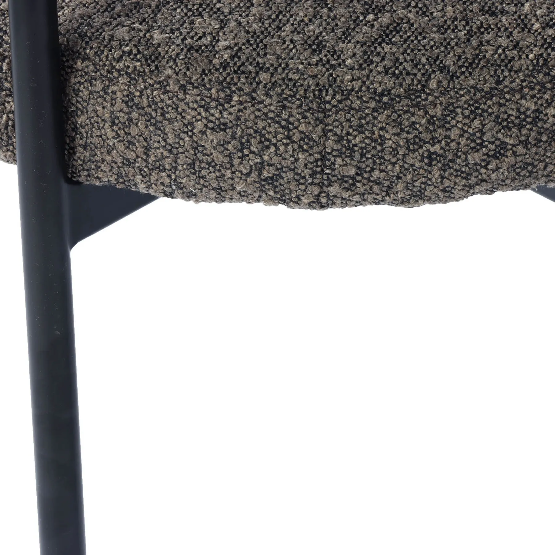 Cleo Dining Chair | Brown Boucle