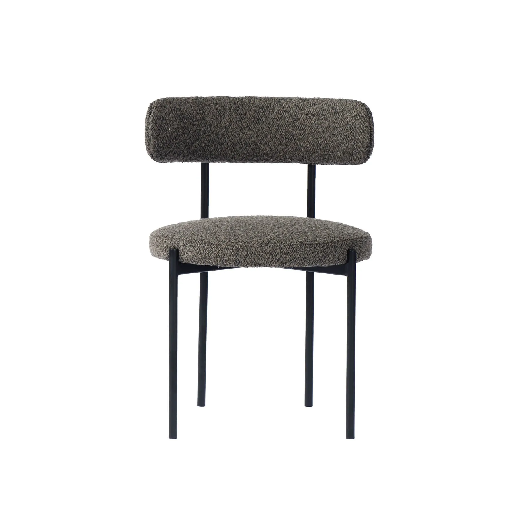 Cleo Dining Chair | Brown Boucle