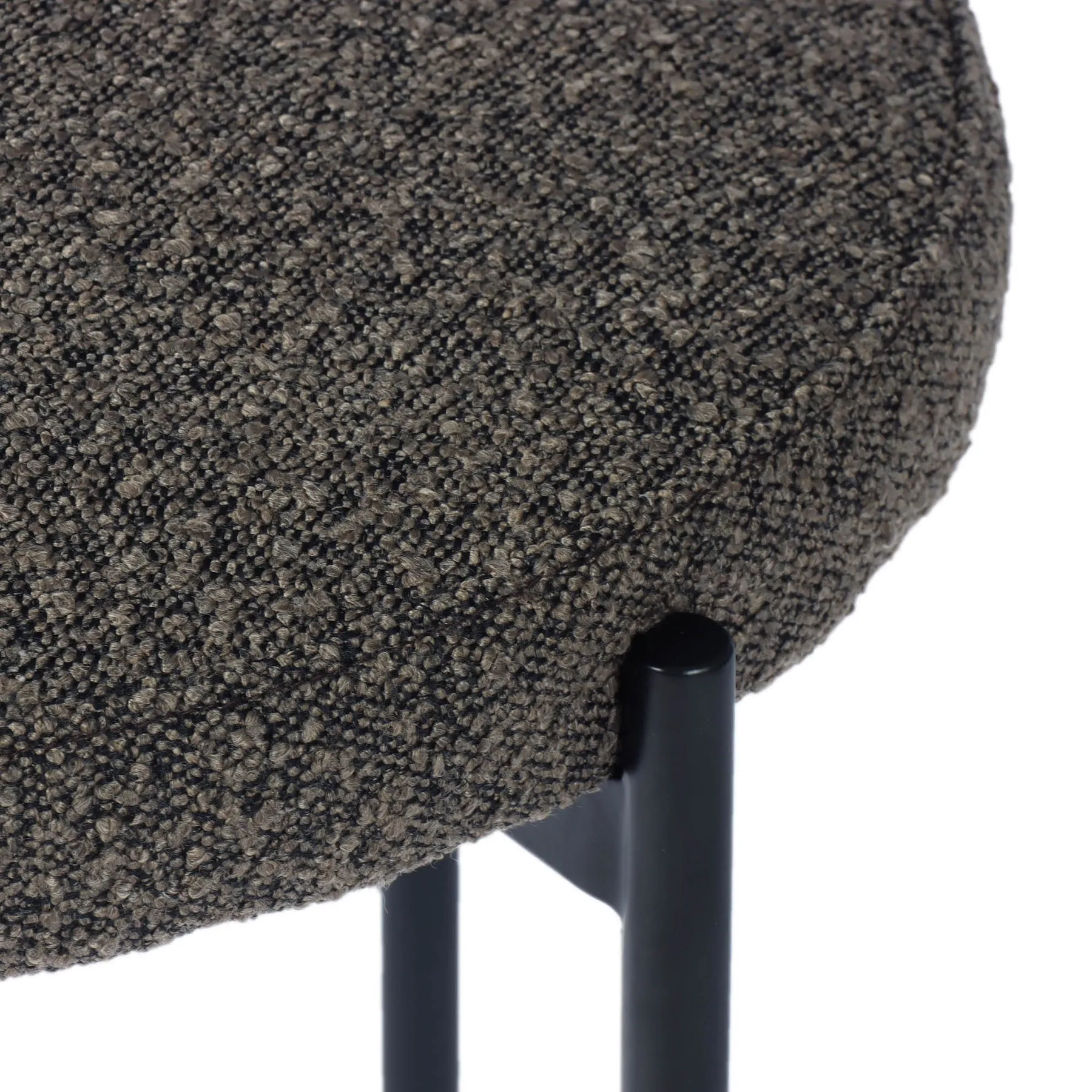 Cleo Dining Chair | Brown Boucle