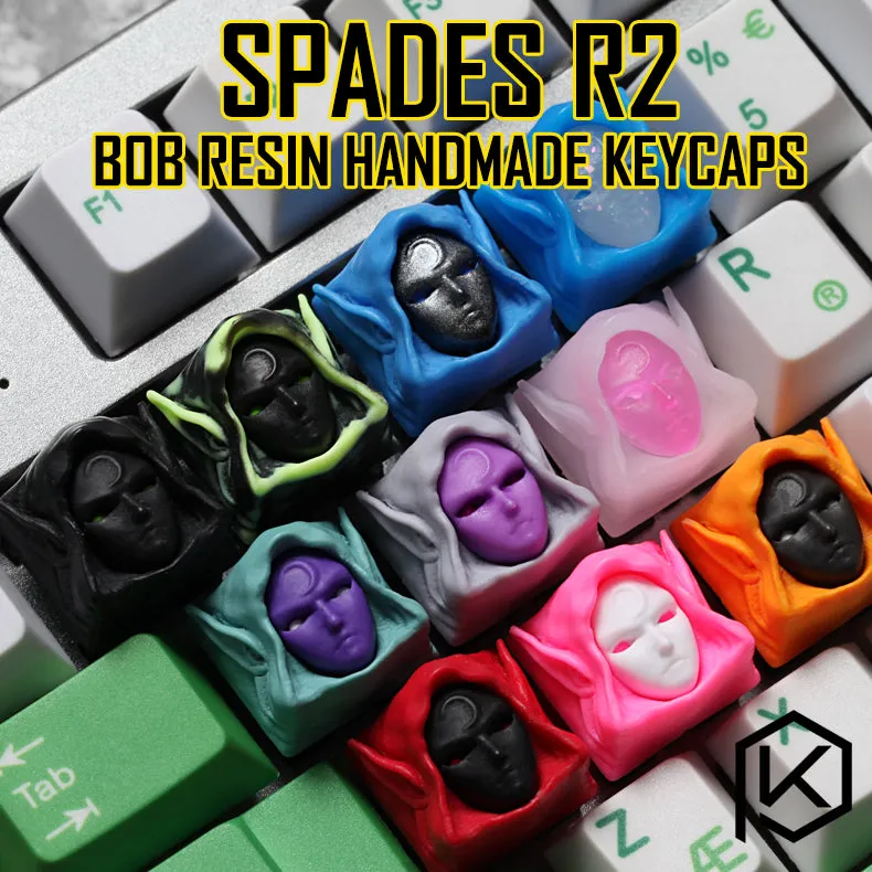 [CLOSED] [GB] FREE SHIPPING BOB SPADES HANDMADE RESIN ARTISAN KEYCAPS FOR CUSTOM MECHANICAL KEYBOARDS round 2