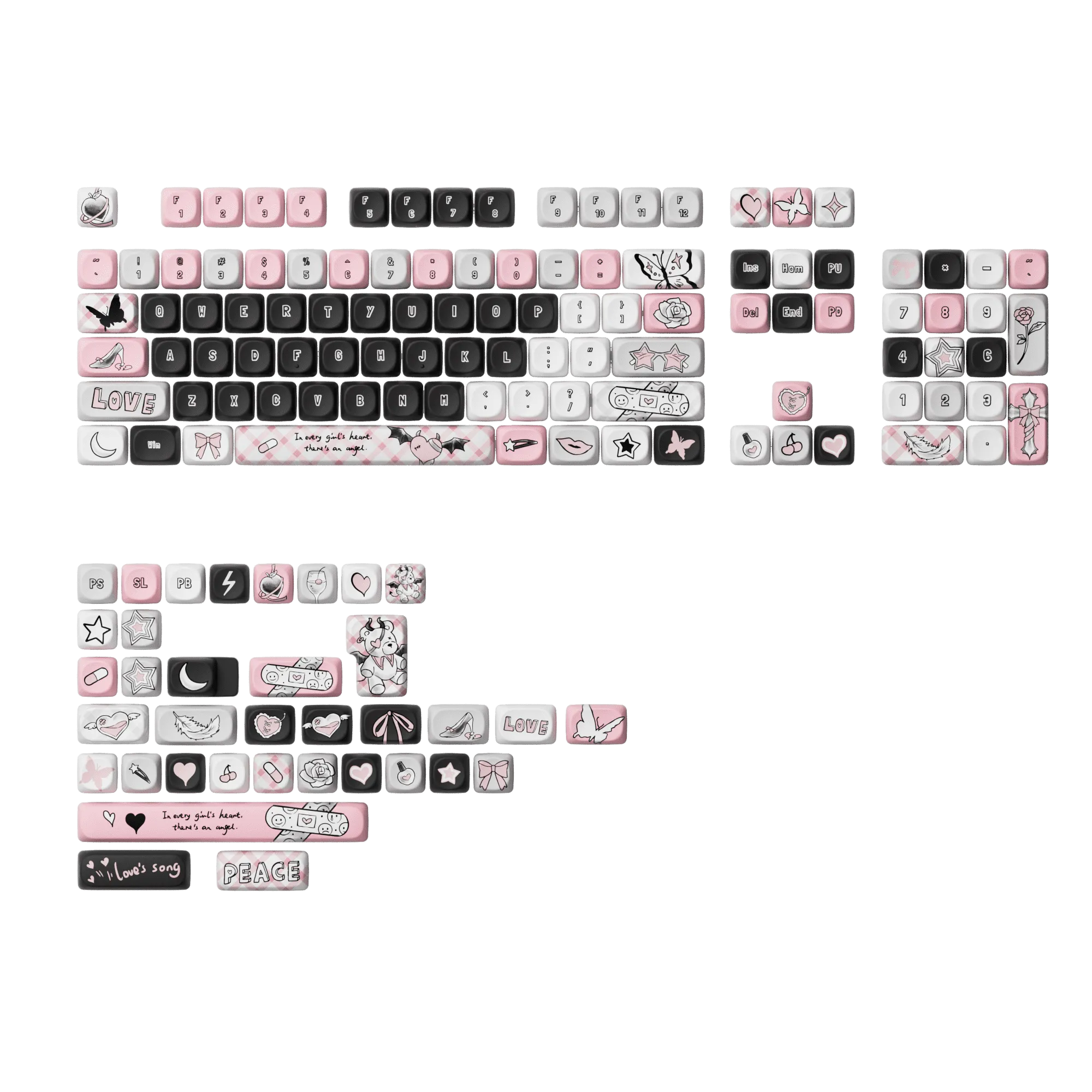 Dark Angel Keycap Set (140-key)