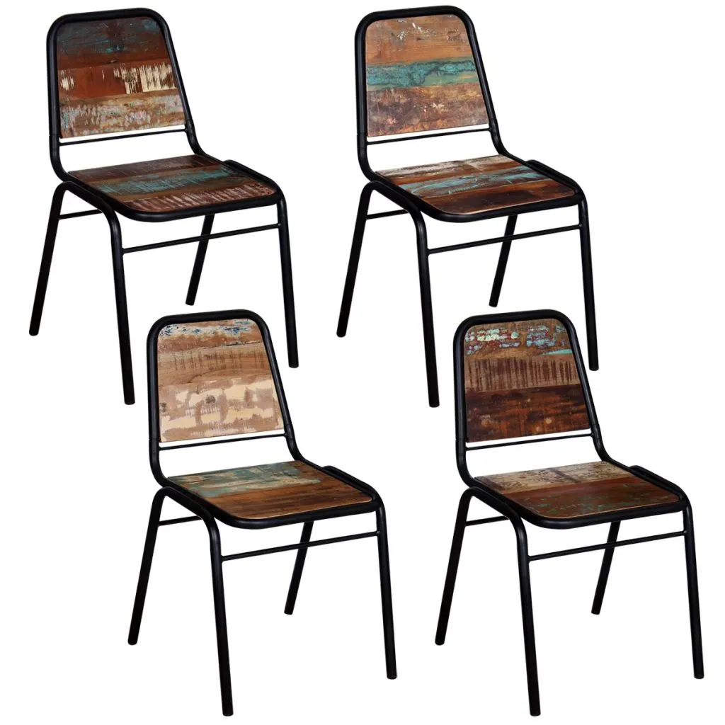 Dining Chairs Solid Reclaimed Wood